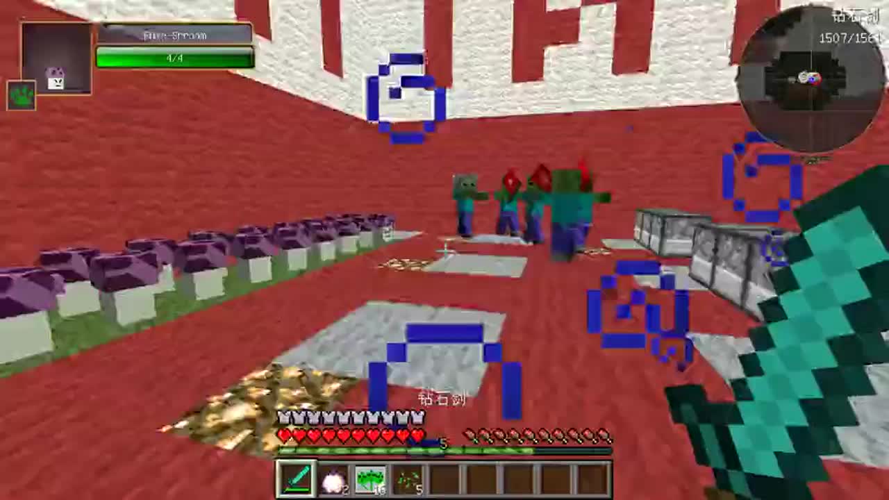 我的世界：植物大战僵尸，3个TNT空间？