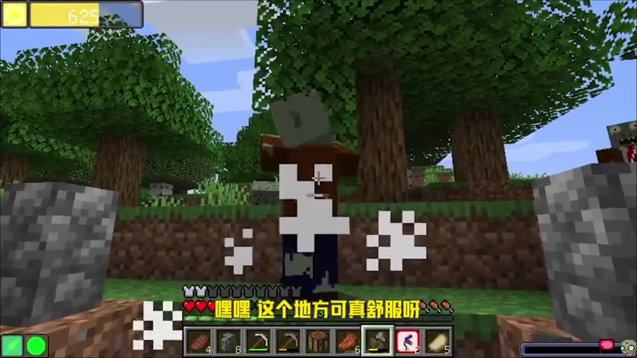 戴夫的MC冒险！僵尸初次进攻就拿我一血