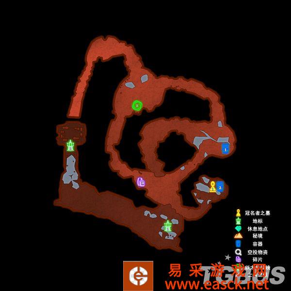 《异度神剑3》全收集地标地图——圆环洞窟