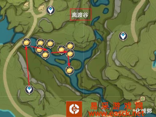 原神月莲收集路线推荐 月莲分布点位大全