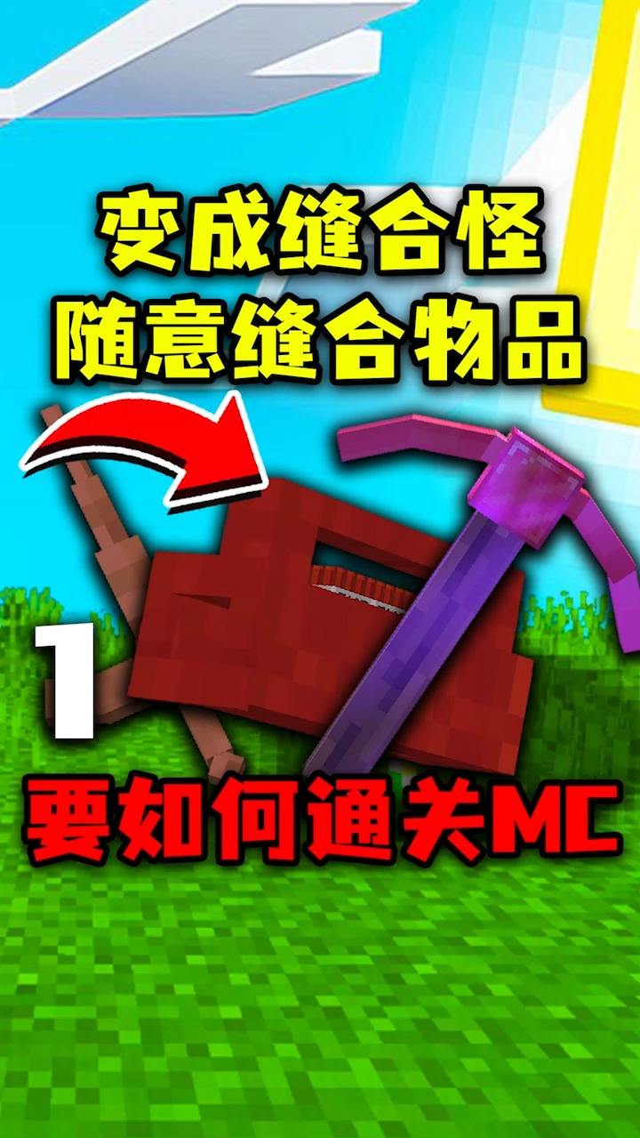 #我的世界#我的世界：当我变成缝合怪！可以缝合任意物品，如何通关MC？