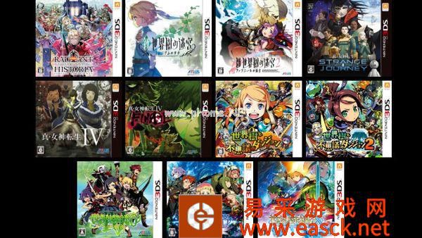 ATLUS 5款3DS游戏 开启1000日元最终优惠活动