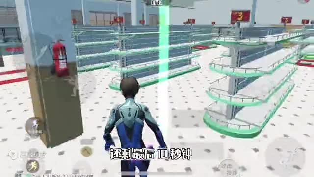 和平精英：挑战“黑五模拟器”，全程跑酷获胜，抢绿光一命通关！