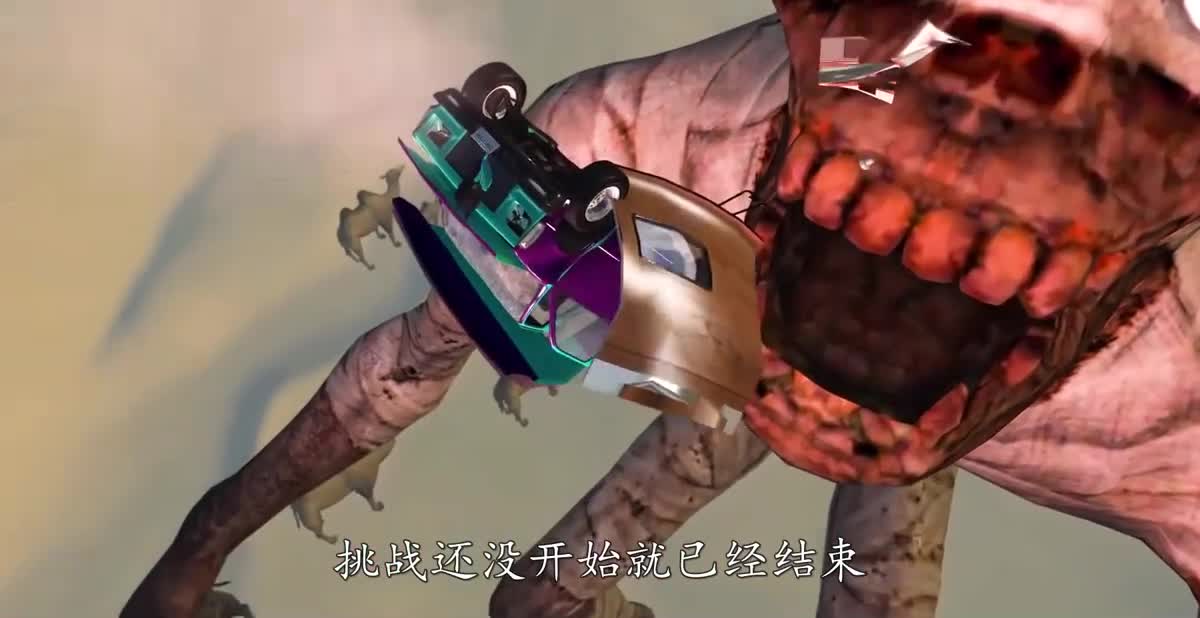 汽车能从木乃伊头顶顺利飞过吗？3D模拟实验，场面实在震撼人心