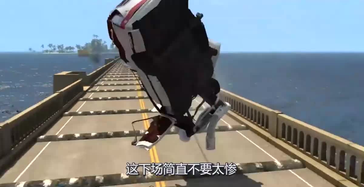 汽车通过百米减速带会怎样？3D模拟全过程，结果出乎意料