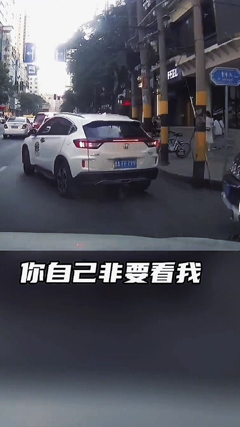 你自己非要看我，这可不赖我奥