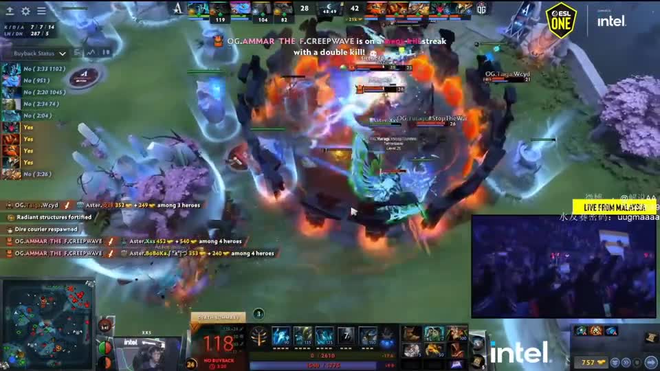 鹏哥尽力了 暴力PA暴走 OG 20 Aster拿下赛点