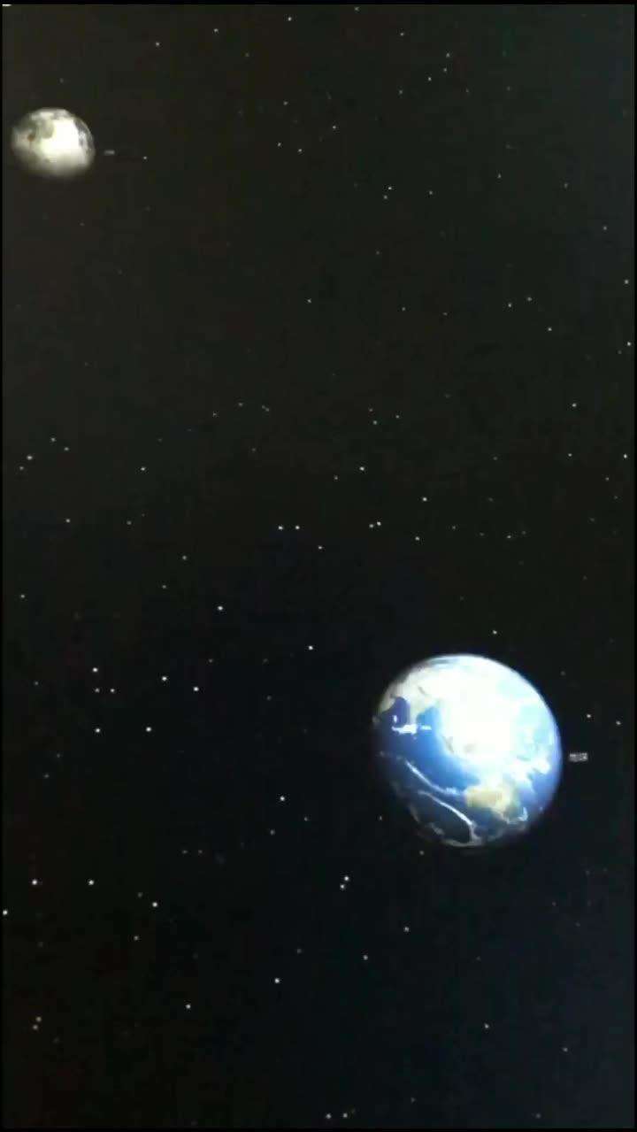模拟月球不受控制撞击地球！