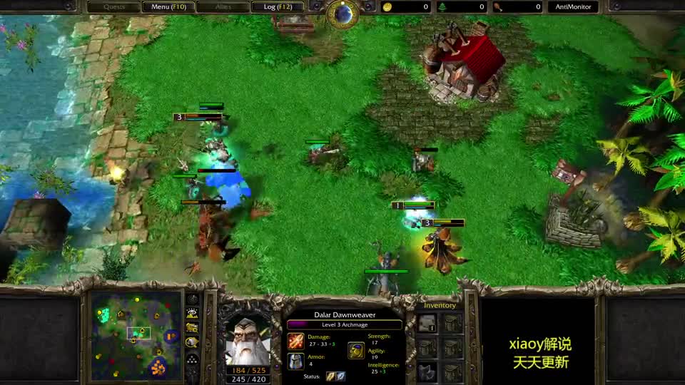 一个英雄即可 魔兽争霸xiaoy解说th000 happy