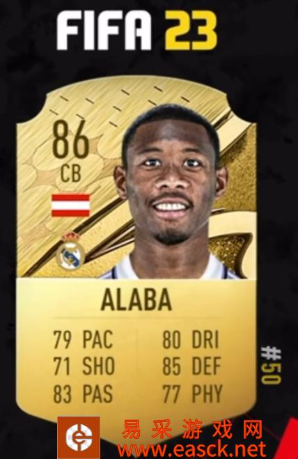 fifa23能力值排名大全 TOP50一览