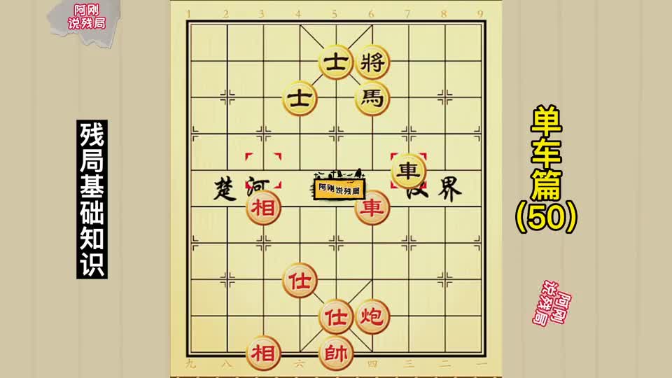 残局基础知识之单车篇（50）黑车马将三子一条线守和的最佳阵形