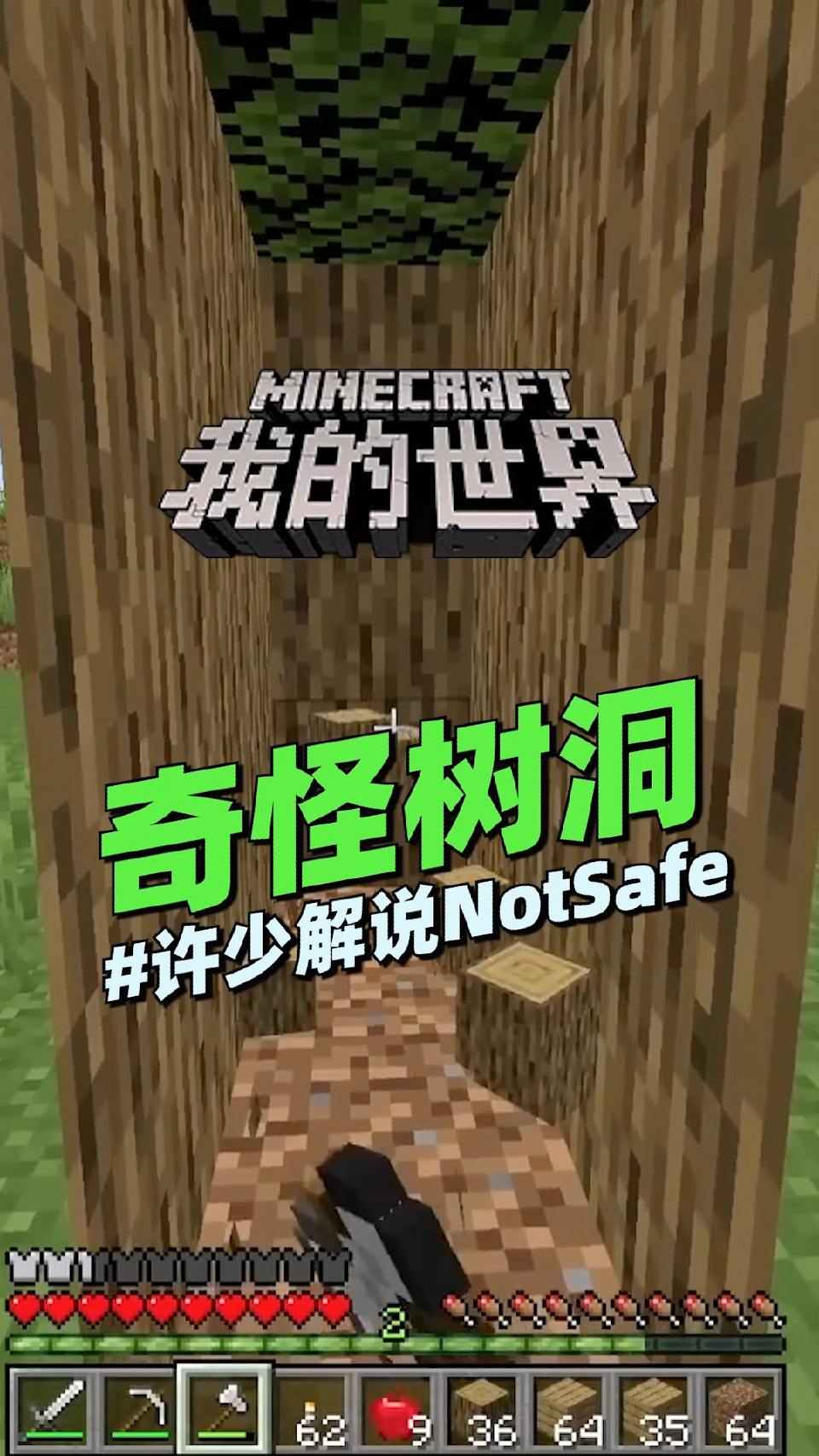 #我的世界#这真是一个奇怪的树洞！