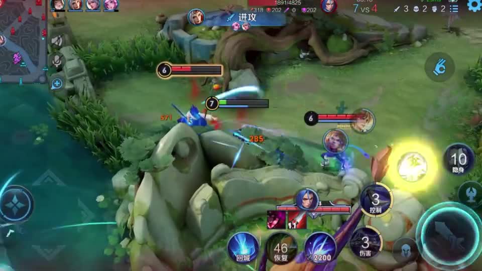 王者荣耀：游走兰陵王，老六中的王者！