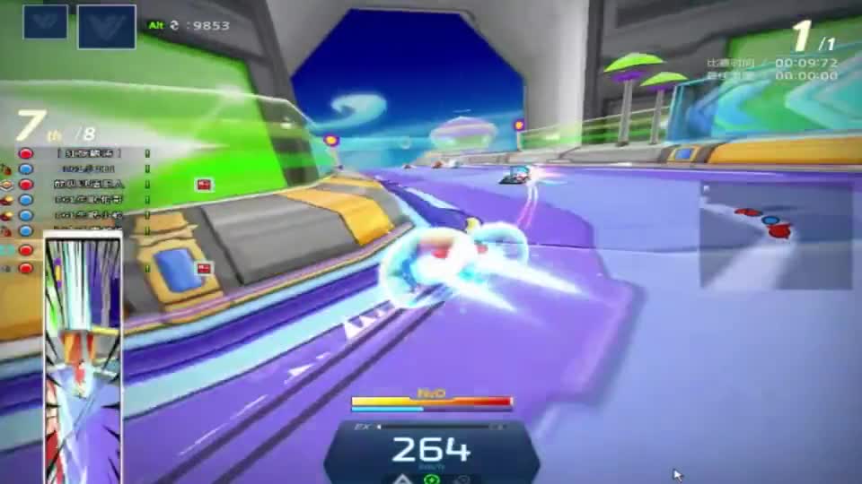 跑跑卡丁车：躺赢局，队友真厉害，我曲居第4