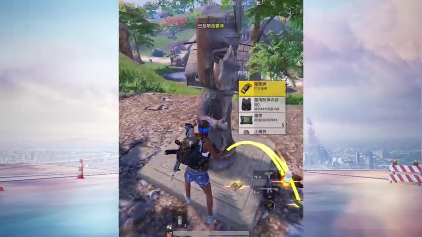 和平精英：迷你版四倍镜，还没满月就出来工作了