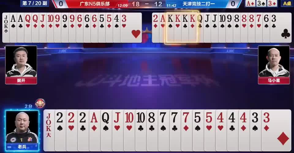 地主一手天牌不会出，农民水平太拙劣，菜鸡互啄的比赛