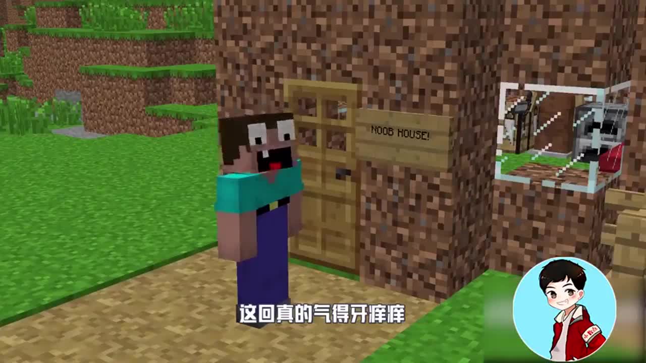 我的世界：阿呆意外得到绿宝石苦力怕，走上人生巅峰！