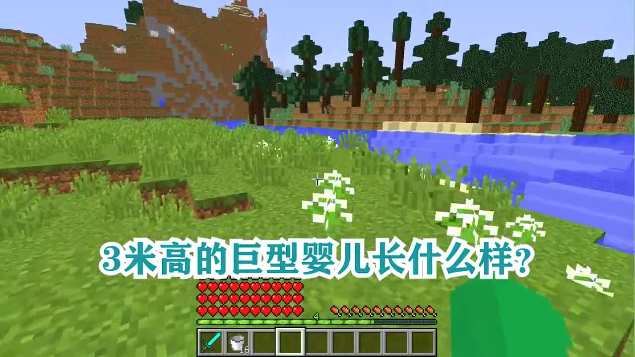 我的世界：3米高的巨型婴儿长什么样？