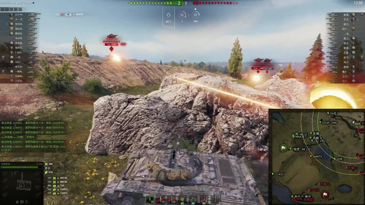 坦克世界：局势明显要输，坚持再坚持，翻盘成功