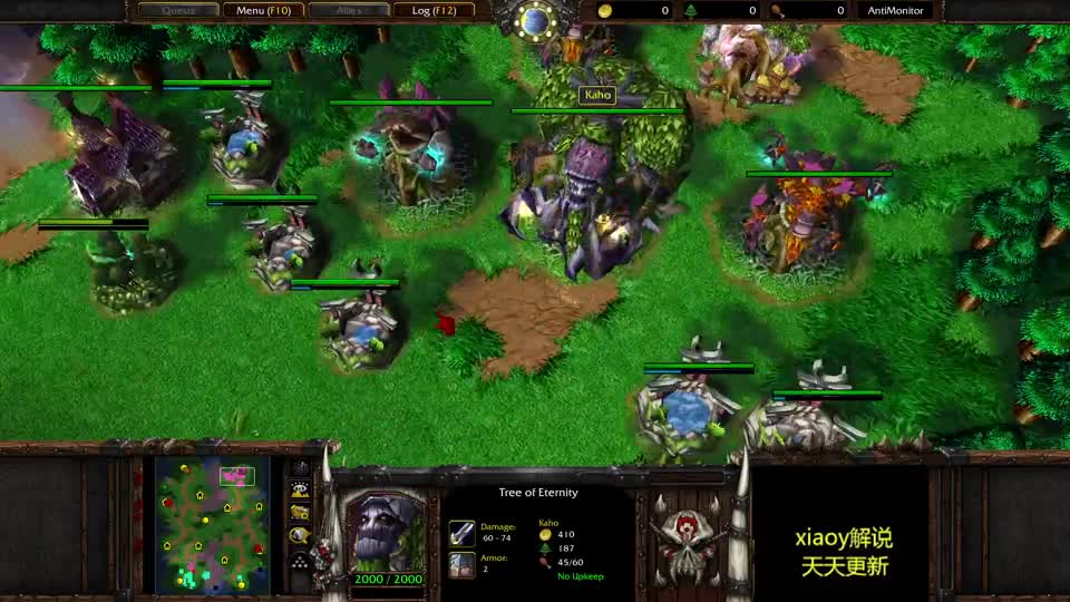 先知剑圣重生流 魔兽争霸xiaoy解说lyn kaho