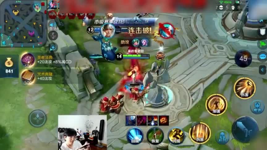 王者荣耀A老回：嬴政对线后羿 竟打的后羿被迫做肉？！