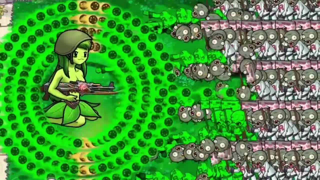 植物大战僵尸：当金坷垃附带木水火属性，会怎样呢？火豆娘战僵王！