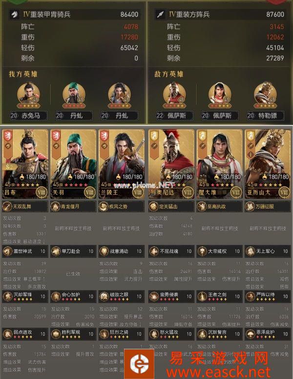 《重返帝国》S3版本答案，「马超无双骑」