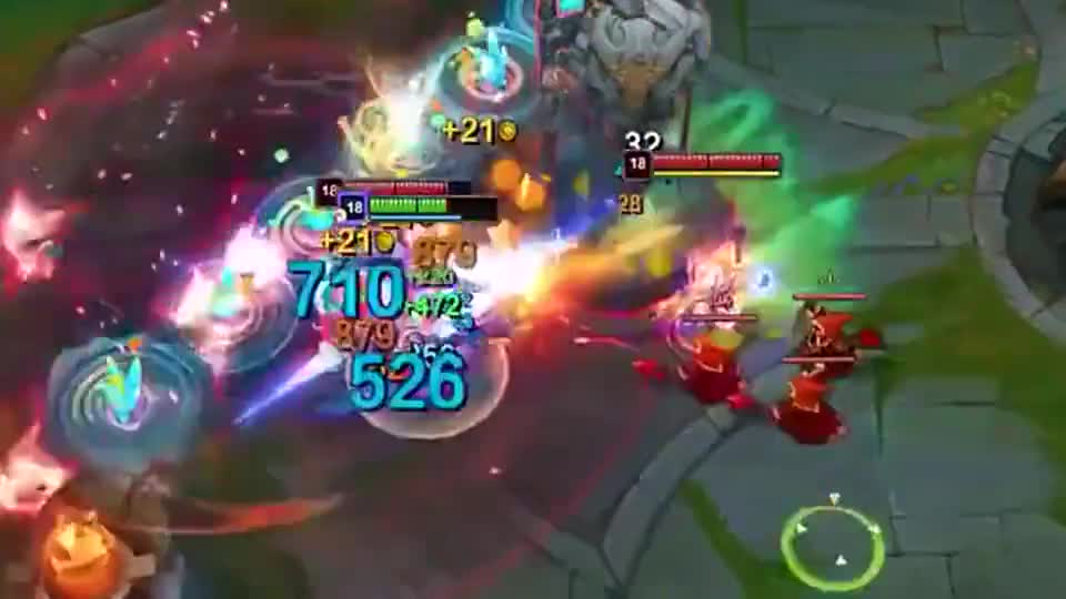 AP赵信眼中只有防御塔，根本无视伤害，直接强拆