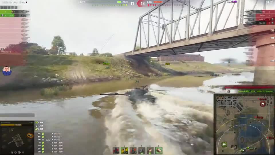 坦克世界：三环玩家耍流氓，剃头摸裆都在行（STB）#坦克世界 #游戏精彩时刻