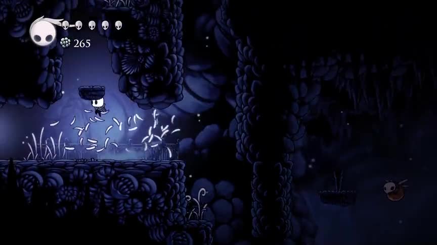 《空洞骑士》01\-探索遗忘十字路口，成功购买羽毛笔及任性指南（1）