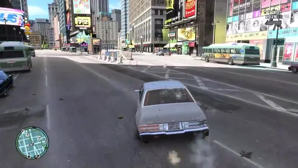 GTA4：3星就这场面了？见证一下从1星到6星的阿sir有什么变化！