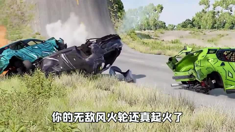 模拟器155：卡车vs巨型山包，老司机一脚地板油，不料当场翻车！