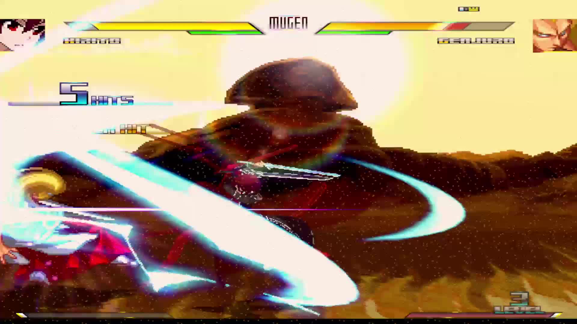 拳皇乱斗，桐人VS牙神幻十郎，老牌剑客牙神大战毛头小子