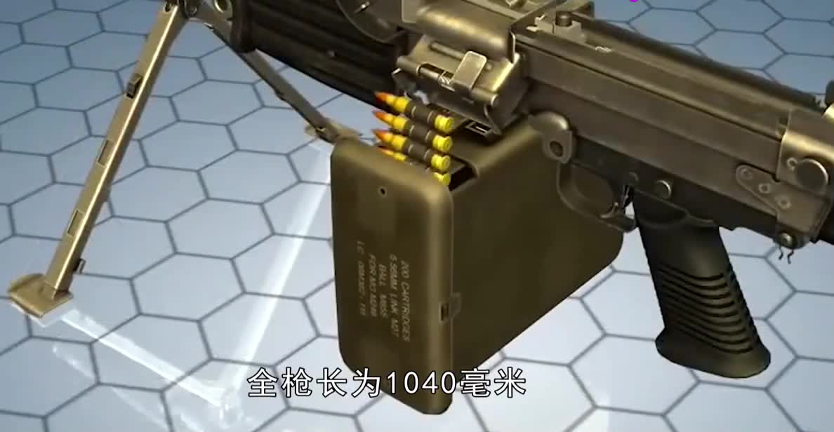 “吃鸡”里的M249！不管在游戏或现实都很强！你还有啥理由不捡？
