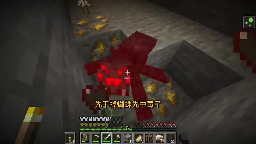 我的世界烟柳的极限生存日记03：人工矿道奇遇