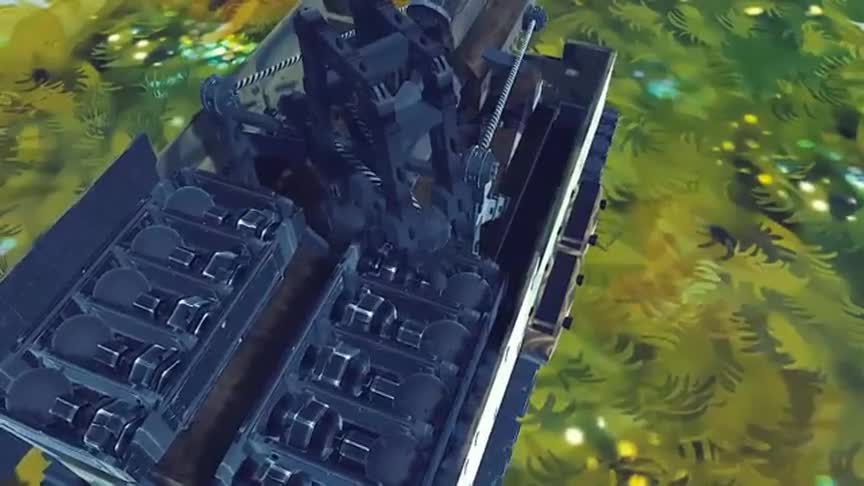 【Besiege围攻】拥有粗壮炮管的笨重坦克