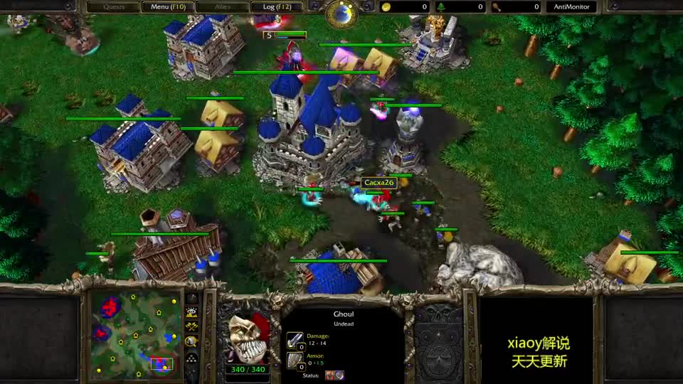 全军叛变 魔兽争霸xiaoy解说happy 浪漫