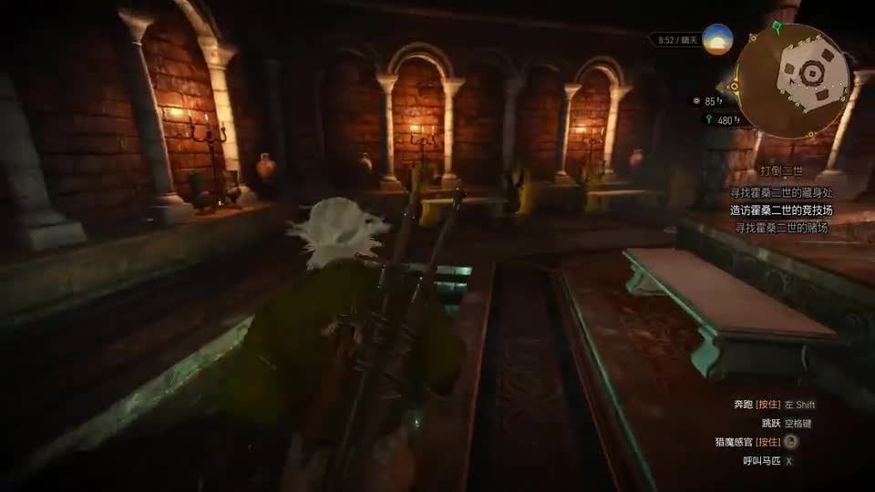 【猫歌】巫师三狂猎，67浴室大乱斗