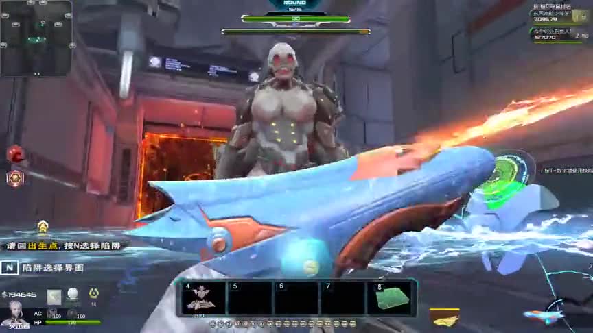 逆战 天鲲 鲲刀 在塔防模式中抗boss伤害 有多强。