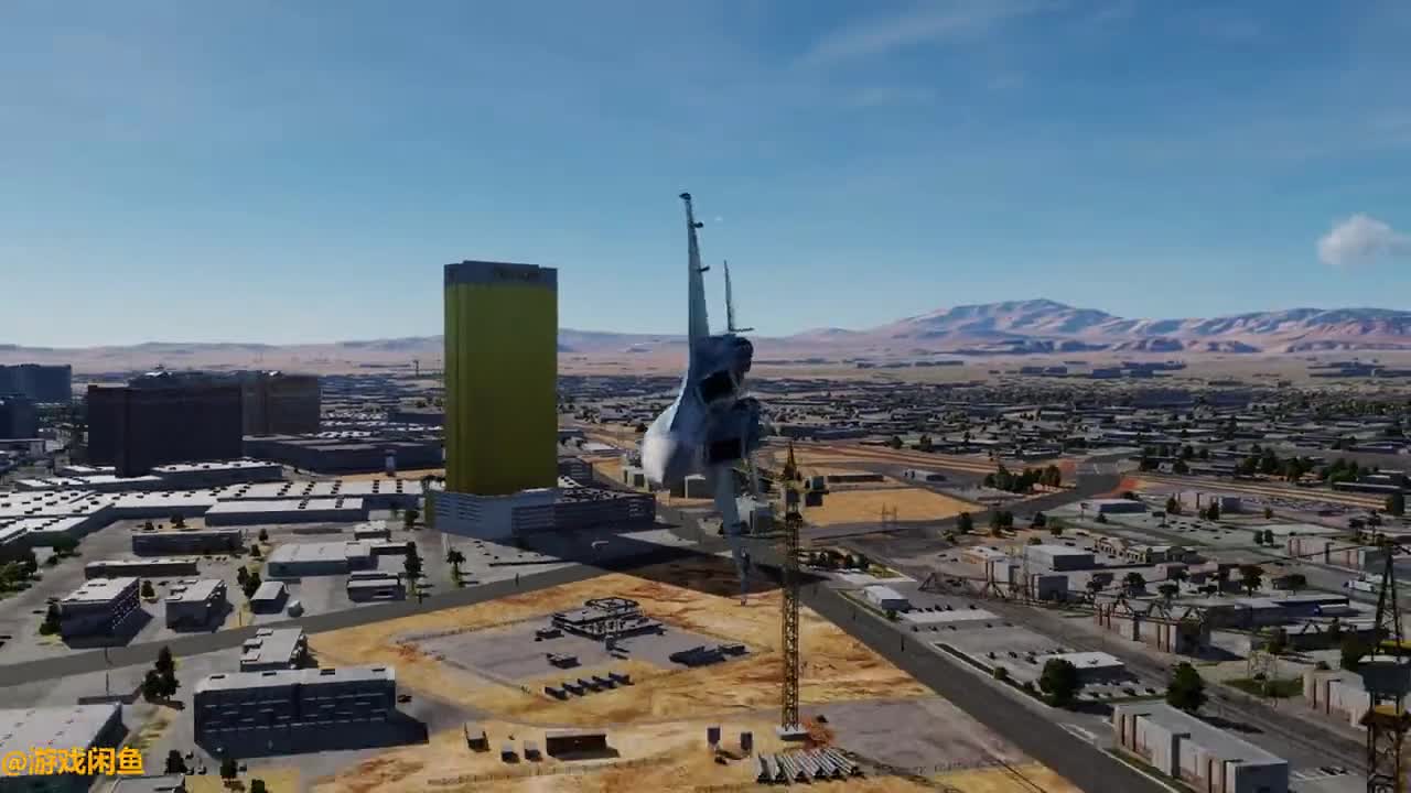 数字战斗模拟世界：飞机空战，事故，飞行员跳伞