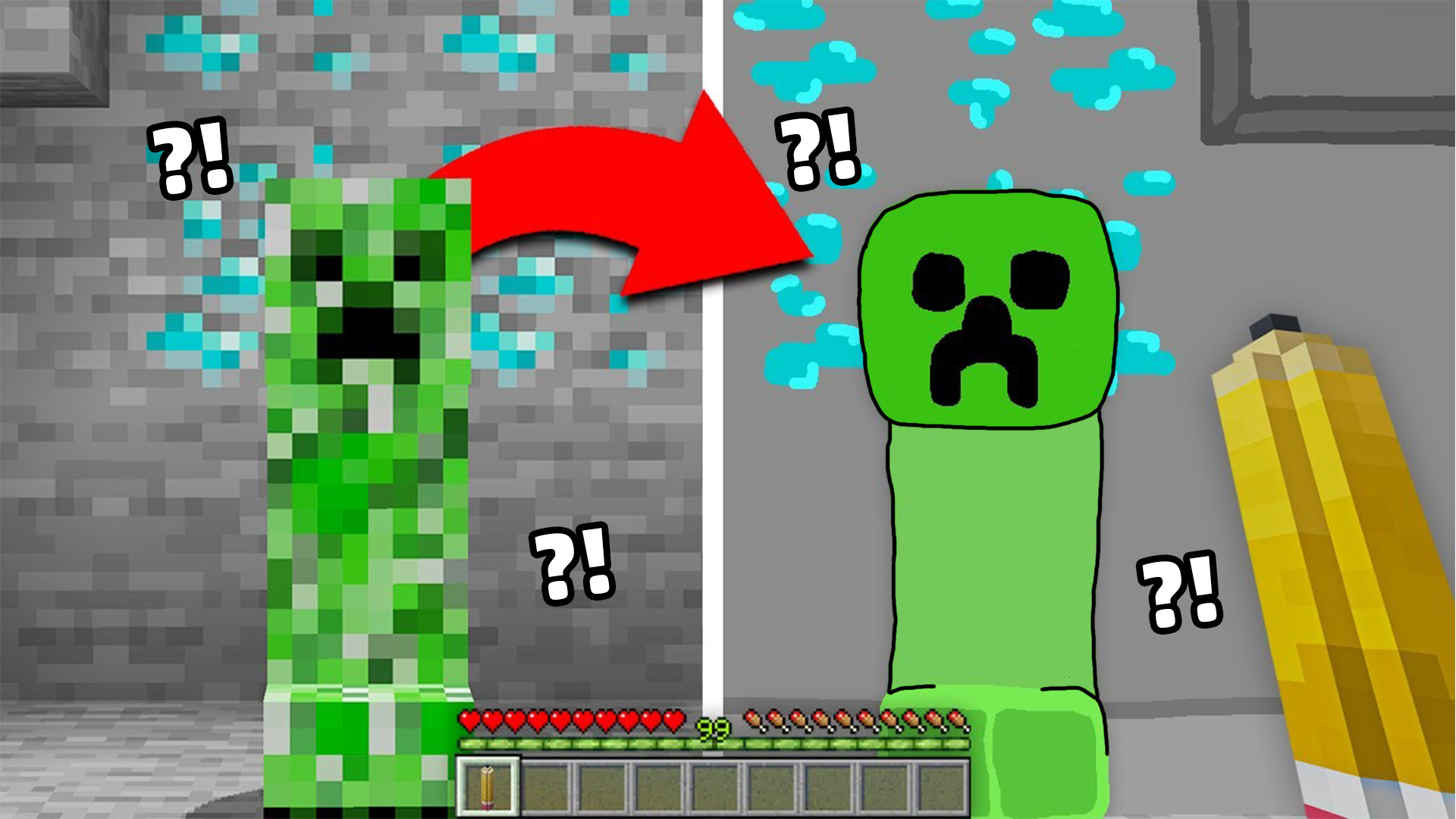 当MC变成卡通手绘风格会是个怎样的世界呢！#我的世界#Minecraft