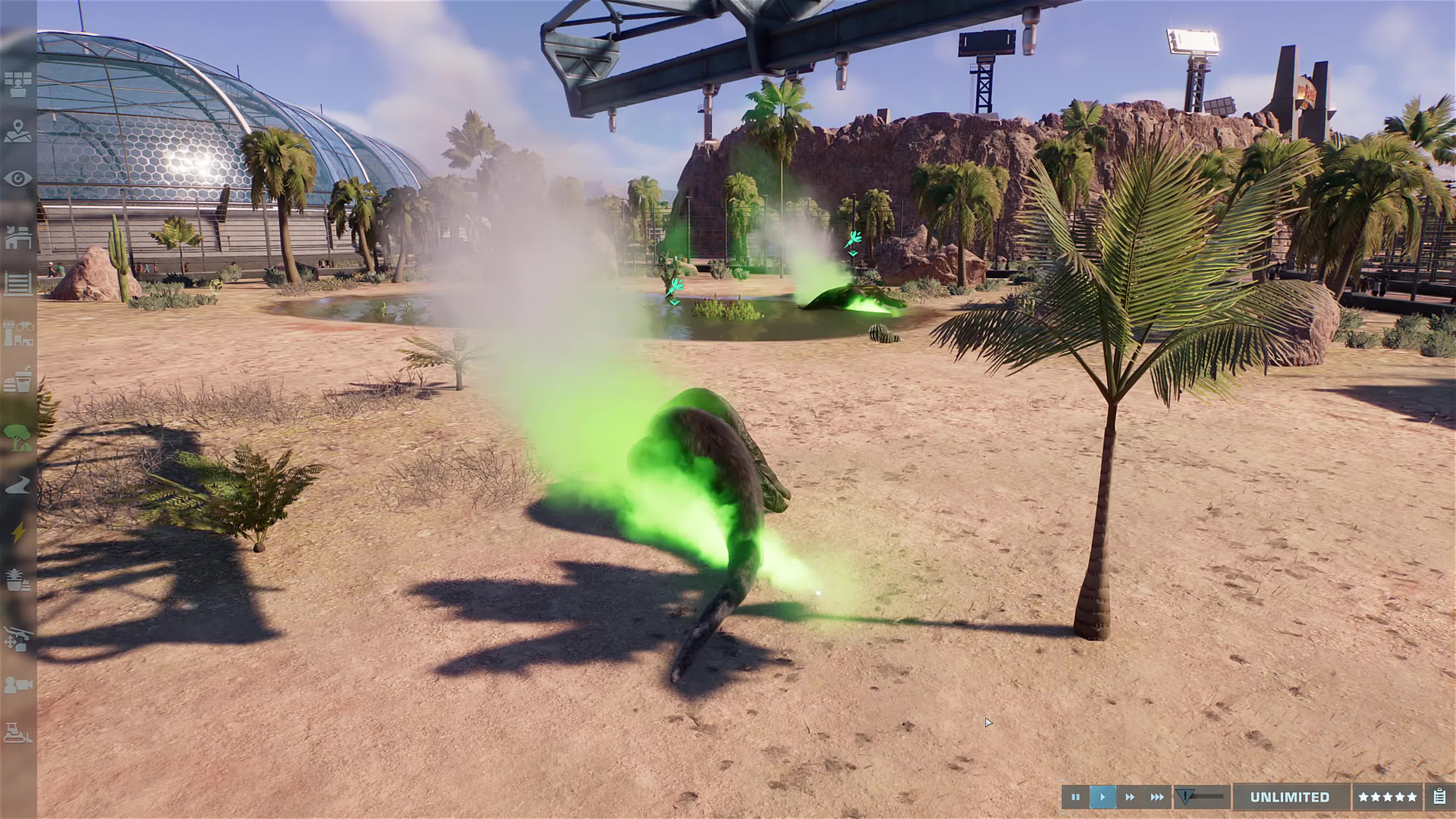 2 镰刀龙 VS 2 “披毛”霸王龙 ~ 侏罗纪世界进化 2 代