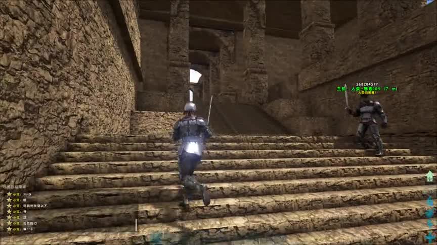 方舟生存进化：VS系列四人刀战，瞎砍转的头晕毛哥都倒了