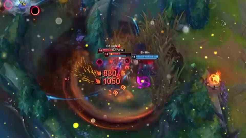 S10第一个名场面：阿bin绕后切C位，这暴击让G2绝望