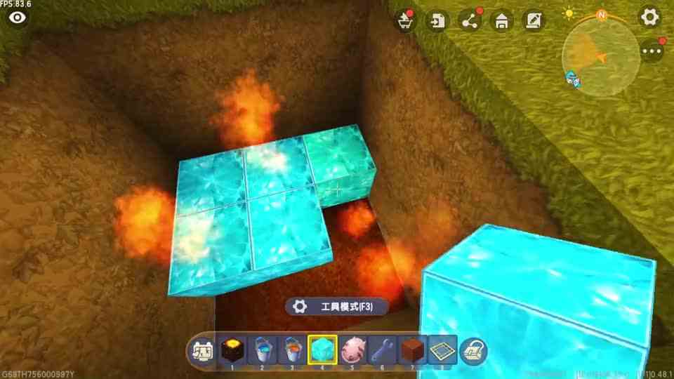 迷你世界：制作神奇的水池，水里还有火？