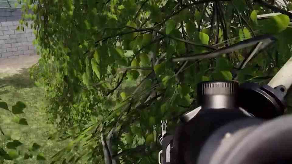 外国玩家怎么也想不到我会藏在树上打他