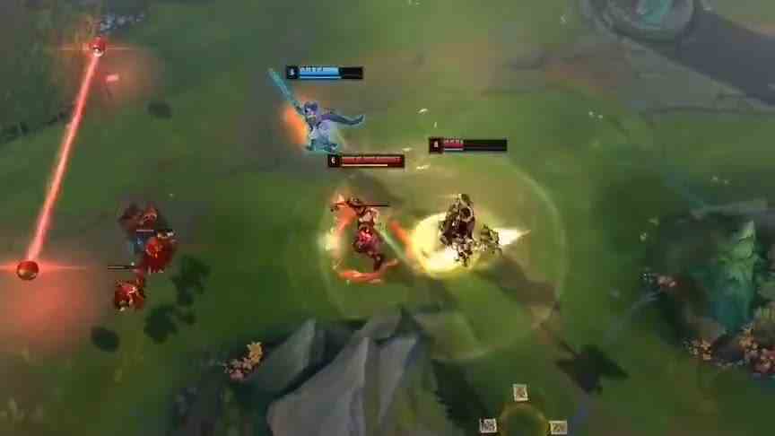 如果不是盲僧来抓，剑姬也不会用出一秒四破的绝招！