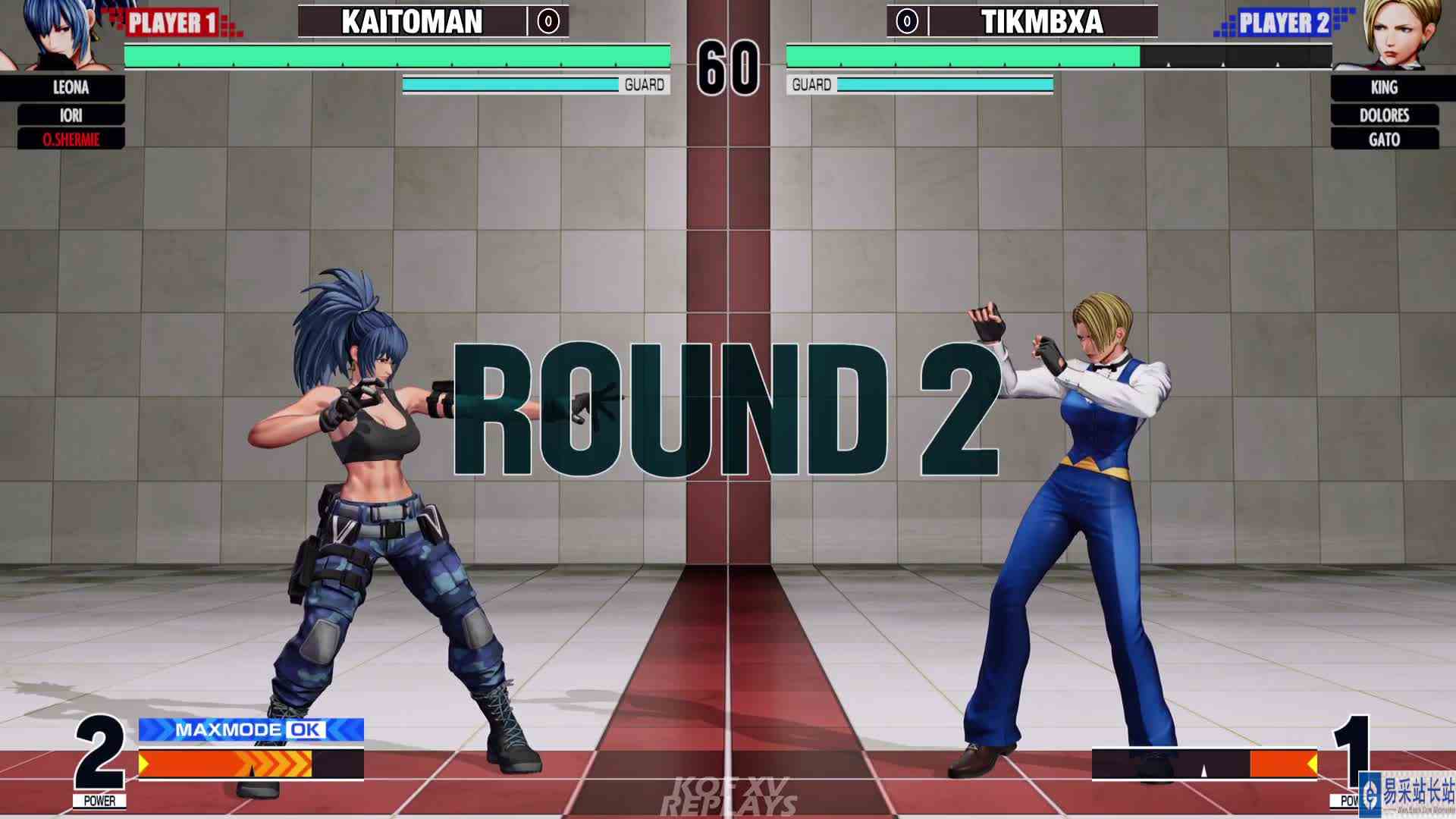 拳皇 XV：Kaito（O夏尔米、庵）VS Tik（KING）