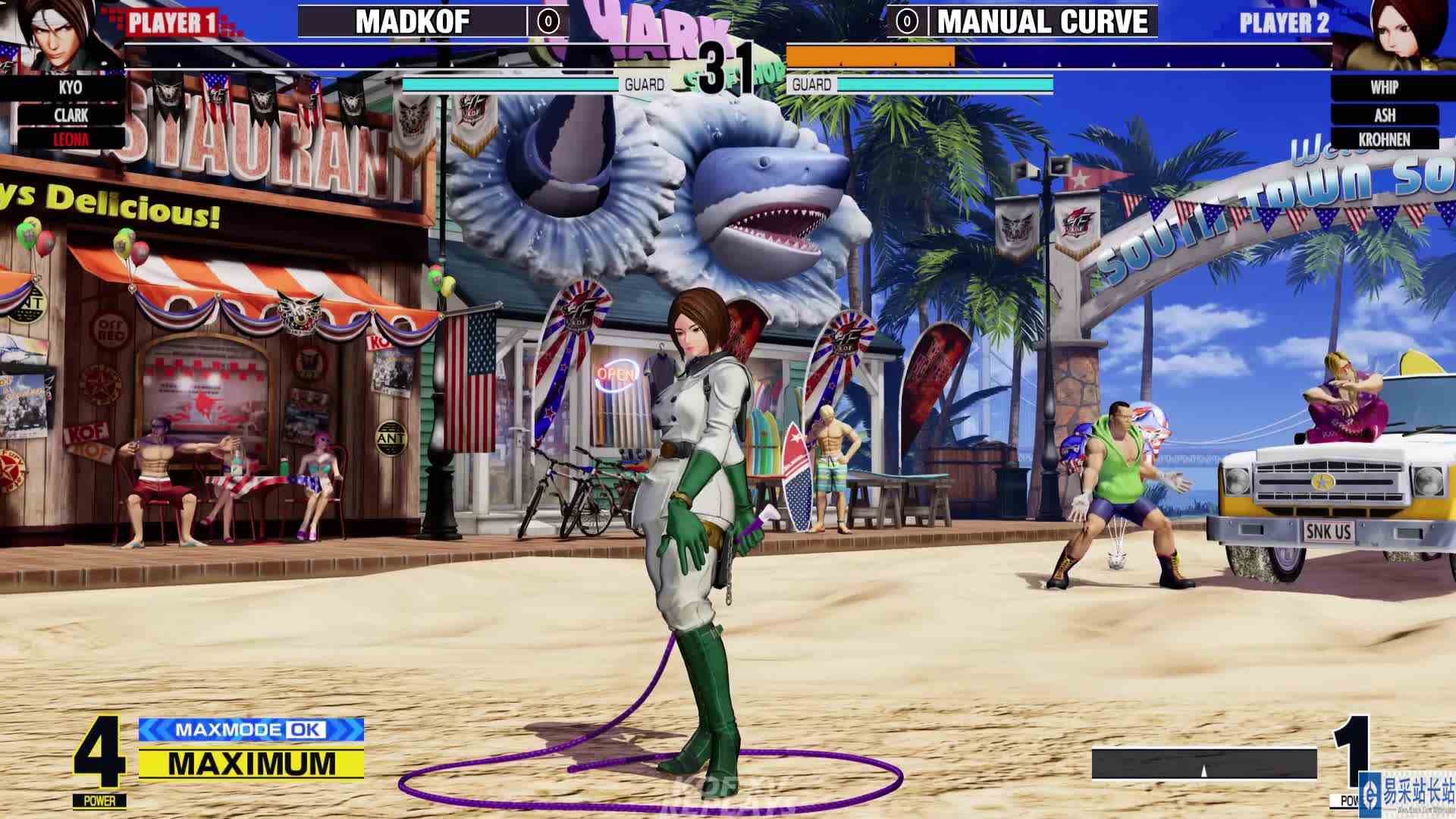 拳皇 XV：MKof（莉安娜、京、克拉克）VS MC（薇普、柯隆）