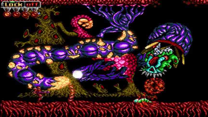 魂斗罗机器人（P5），进入了虫虫的体内！